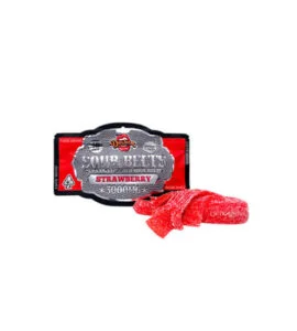 Devour Sour Belts – Strawberry 3.000mg